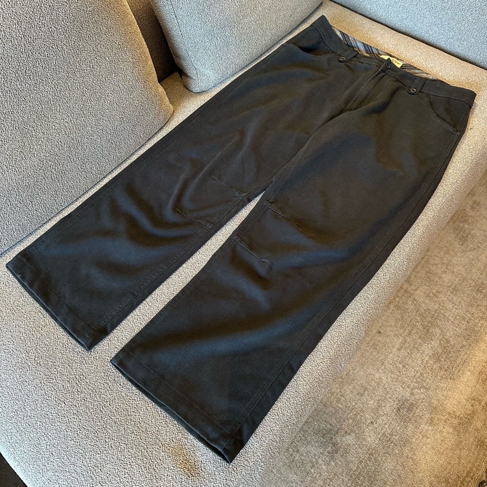Parcoxchange Corduroy Pants with button details and knee details.